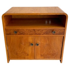 Single Satinwood Nighstand Cabinet Biedermeier Style