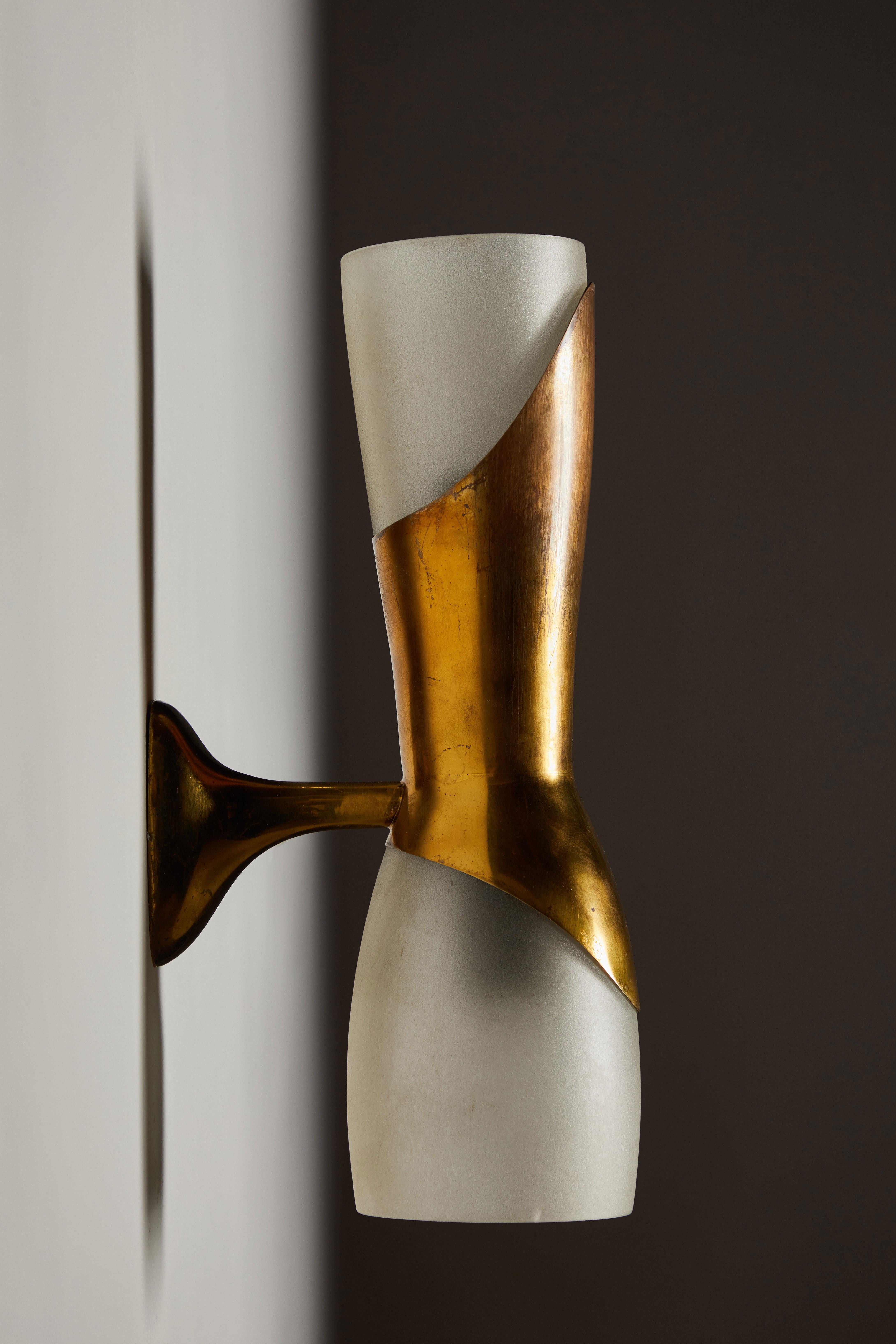 Single Sconce by Pietro Chiesa for Fontana Arte In Good Condition In Los Angeles, CA