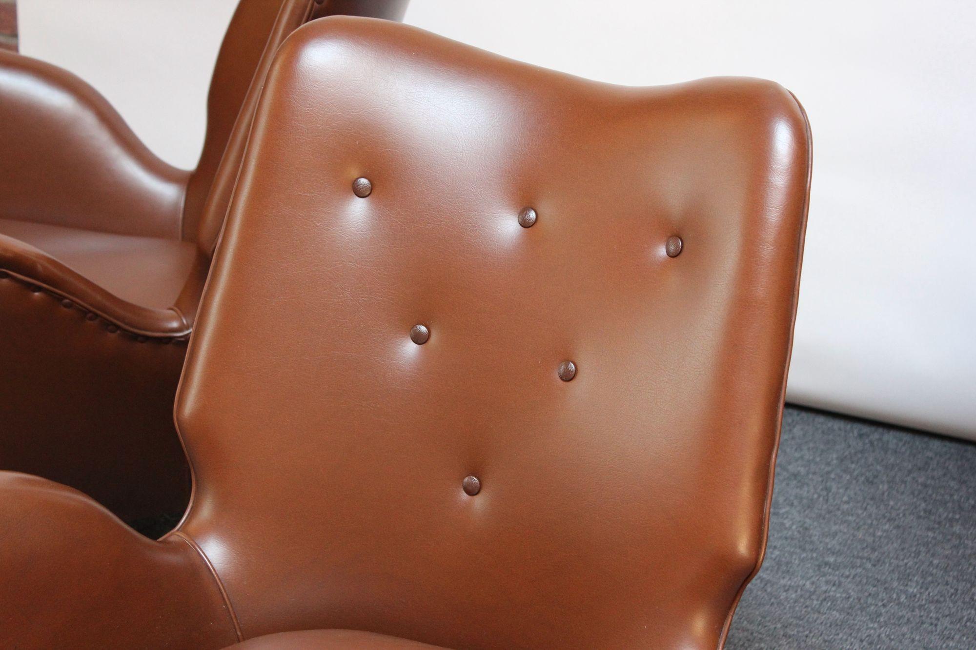 Metal Single Sculptural Petite Lounge Chair Attributed to Gio Ponti, Two Available