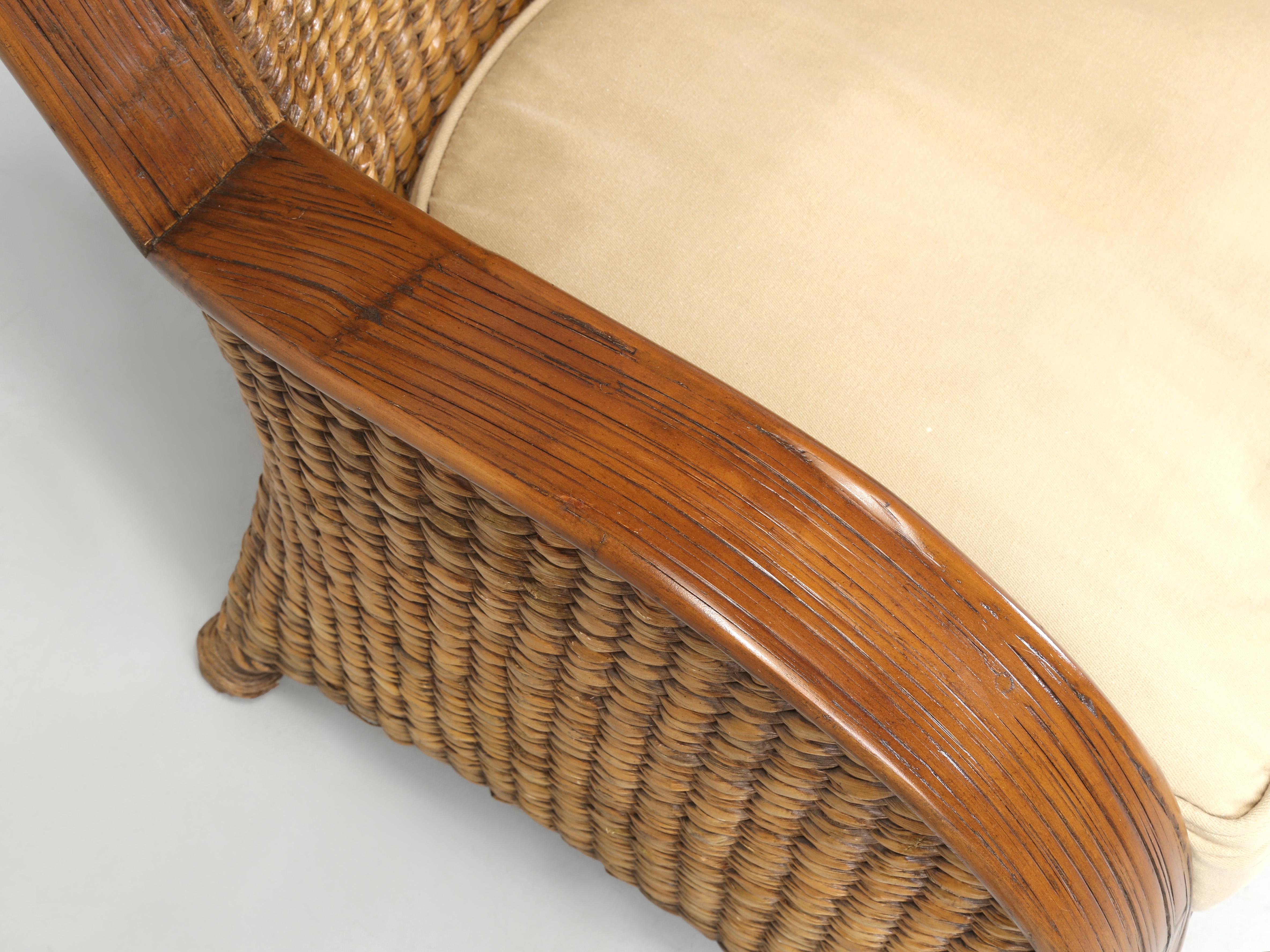 Fauteuil simple en gazon dans le style du début des années 1900 et très confortable en vente 4