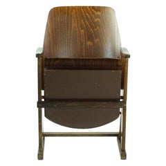 Single Seat Cinema Bench by TON, Czechoslovakia, 1960s