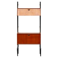 Single Section WeBe Shelving Unit with Cabinets by Louis Van Teeffelen