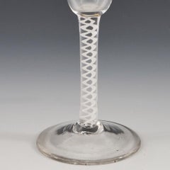 Single Series Opaque Twist Wine Glass, c1760