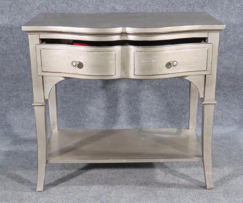styling silver nightstand
