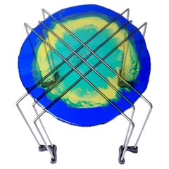 Table basse à triple jeu XL de taille unique en blanc de Gaetano Pesce