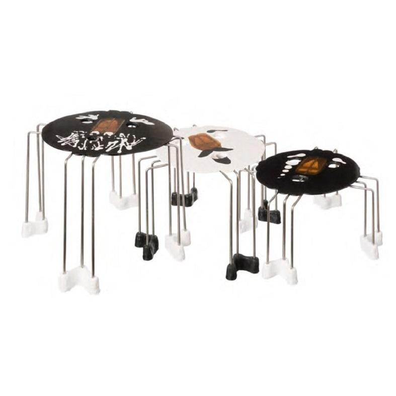 italien Table basse simple XL Low Triple Play en noir par Gaetano Pesce en vente