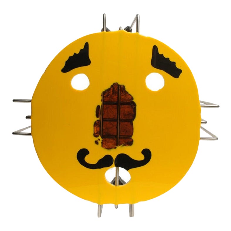 Mesa de centro triple mediana tamaño XL en amarillo by Gaetano Pesce