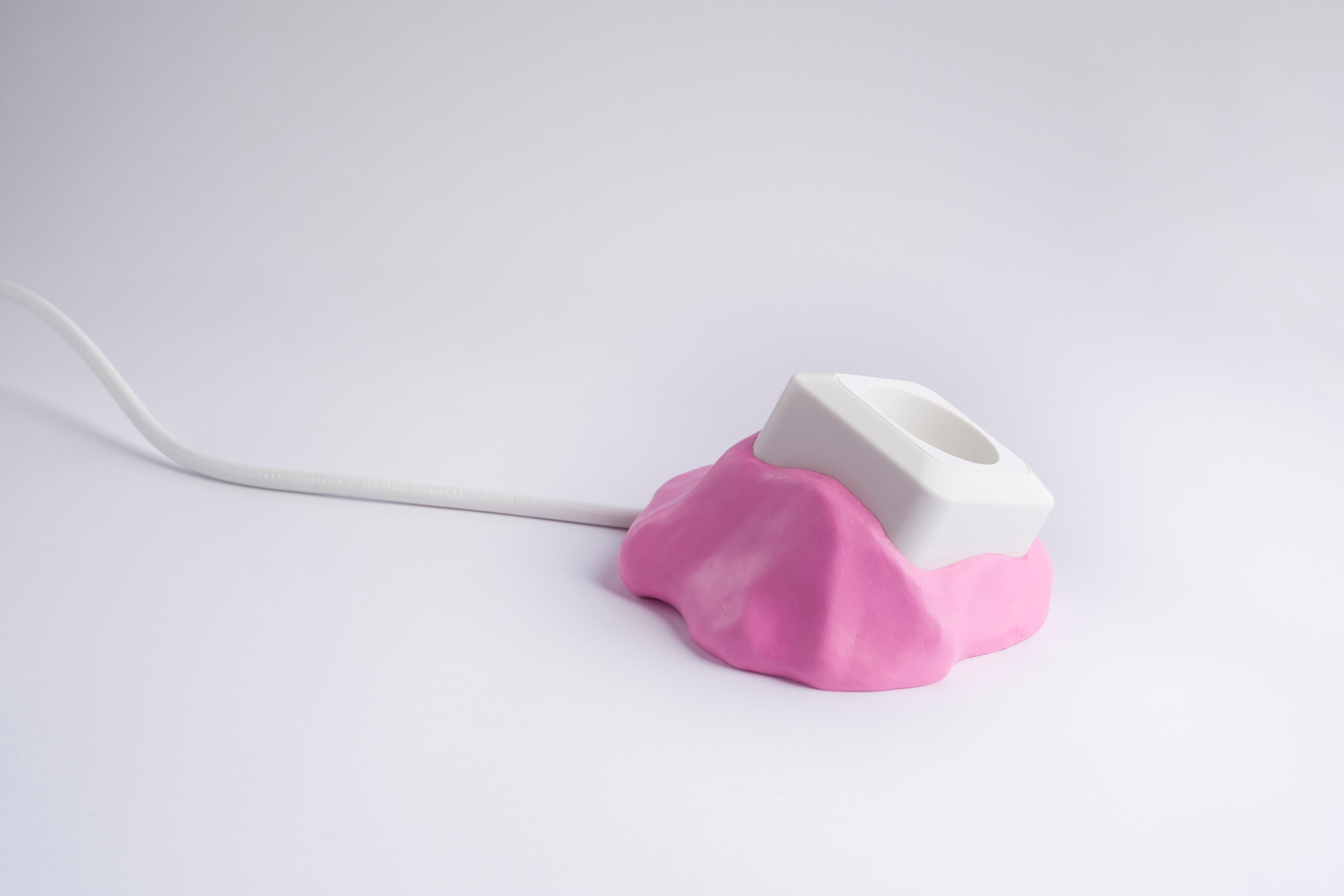 Dutch Single Socket Pink, Studio Gert Wessels For Sale