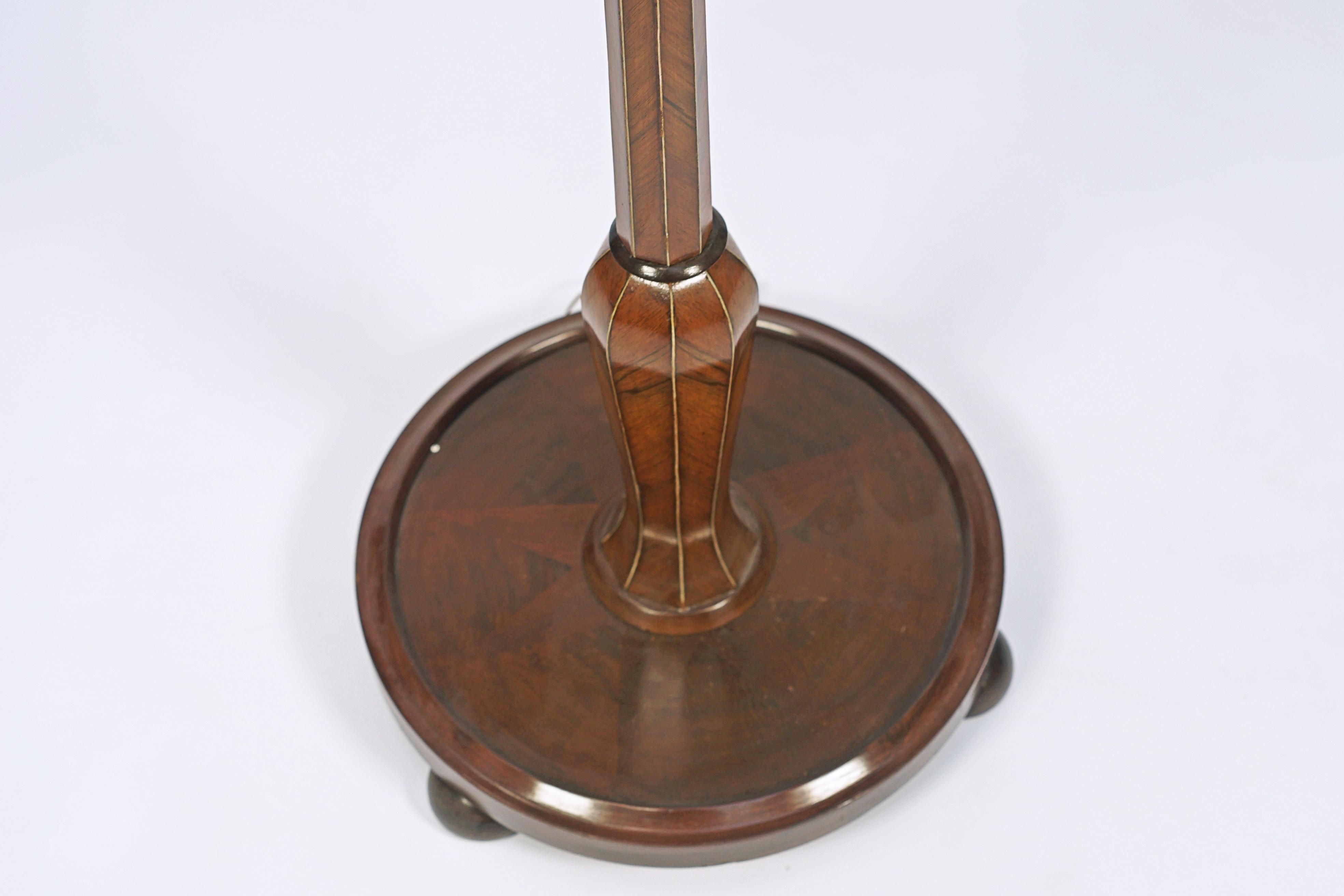 Art Deco Single Standing Lamp by Jules Leleu For Sale