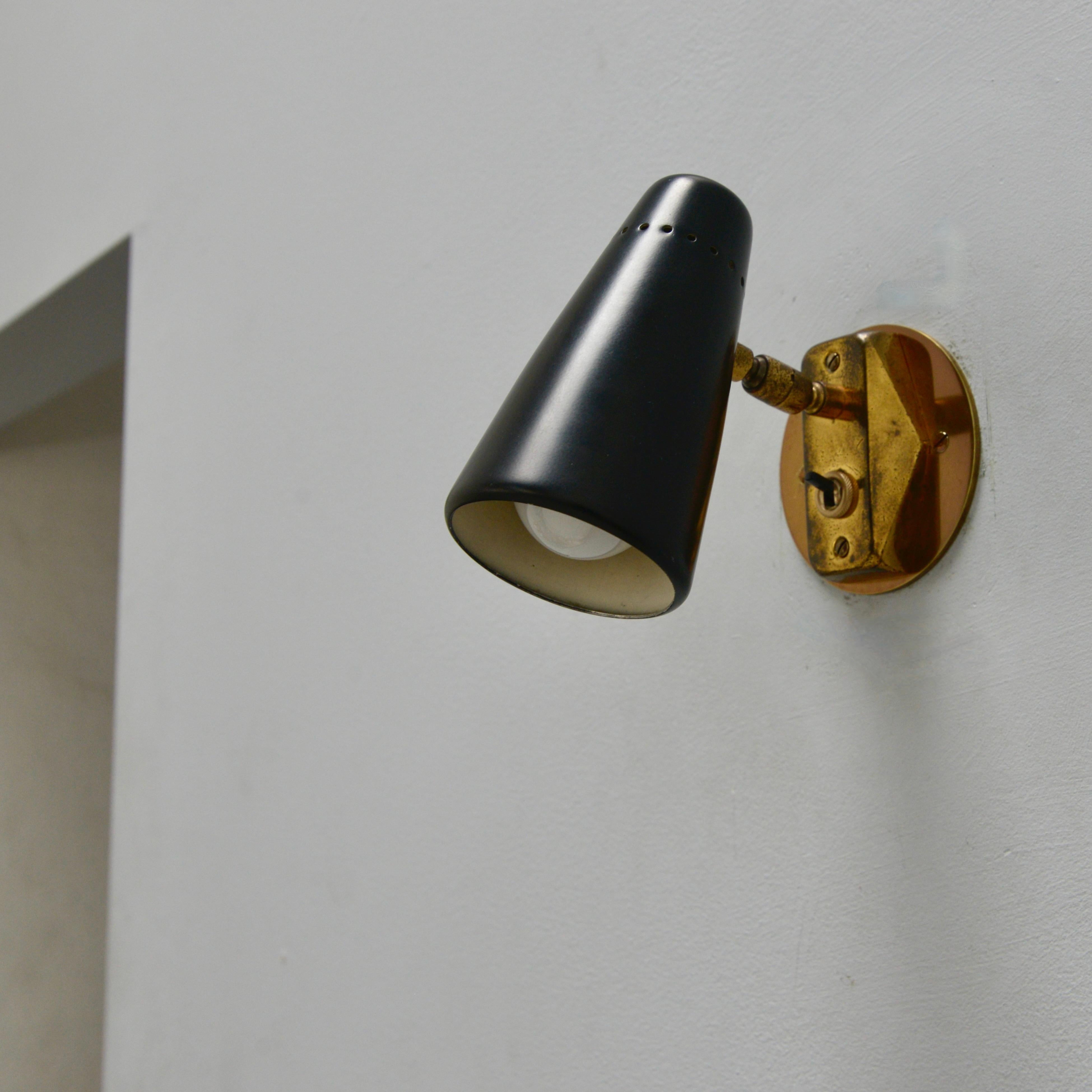 Painted Single Stilnovo Directional Spot Sconce