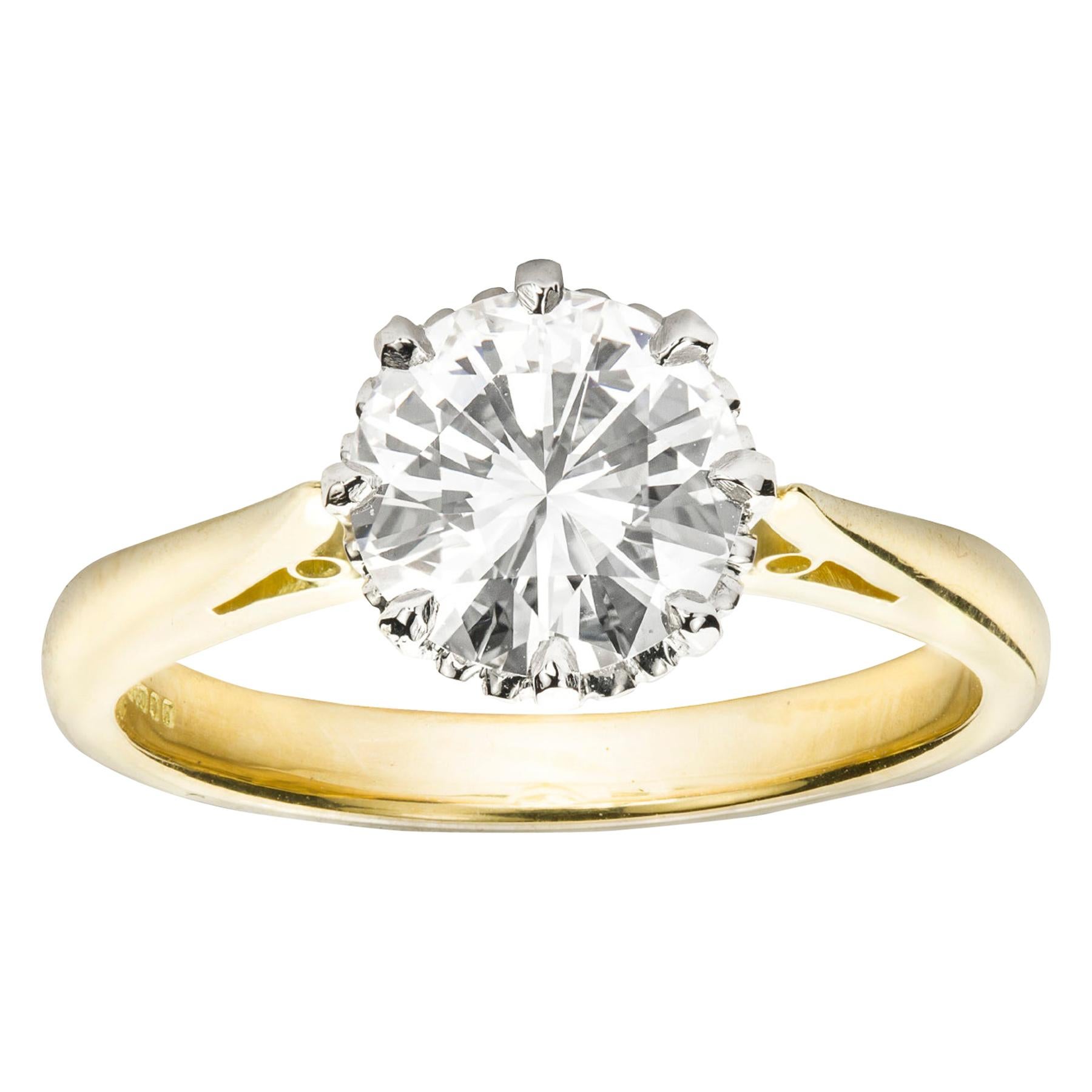 GIA Certified 1.26 Carat Diamond Solitaire Ring