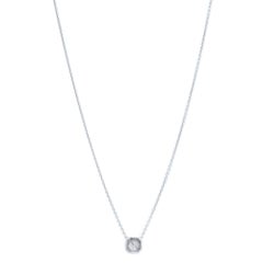 Single Stone Solitaire Diamond Pendant Vintage Style 1.00 Carat J VS1