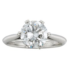 GIA Certified 2.05 Carat Internally Flawless Diamond Ring