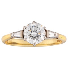 GIA Certified 1.03 Carat Solitaire Diamond Ring