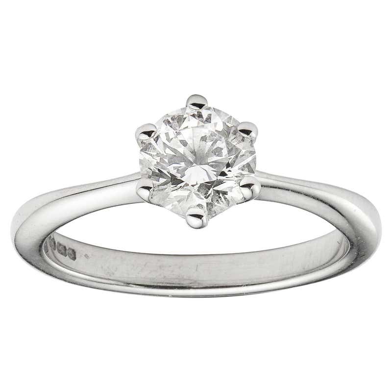 Single Stone Solitaire Diamond Ring For Sale at 1stDibs | single square ...
