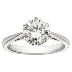 GIA Certified 1.51 Carat Solitaire Diamond Ring