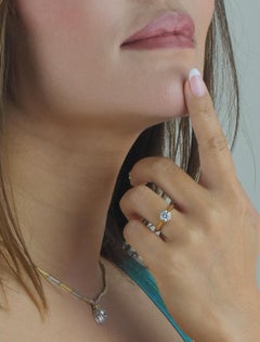 Boodles Single Stone Round Diamond Engagement Ring, British Hallmarked 18K Gold