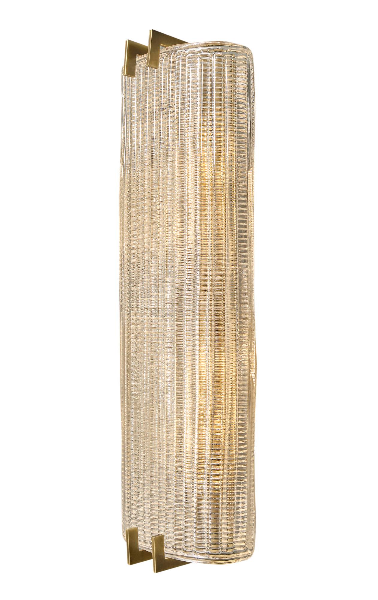 Lámpara individual de cristal de Murano texturado en Bueno estado para la venta en Austin, TX