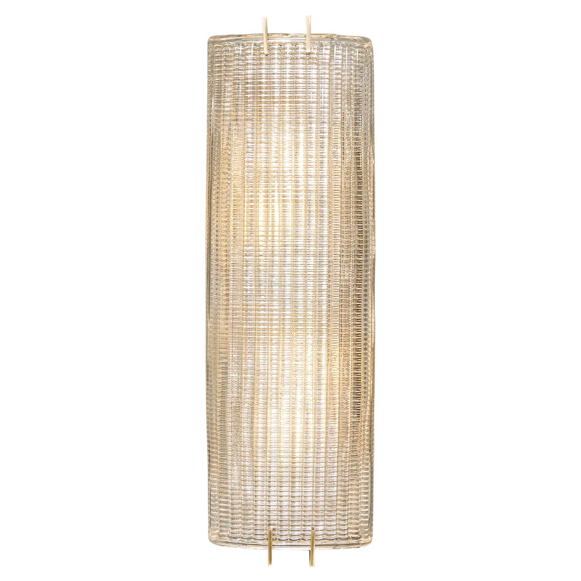 Single Textured Murano Glass Sconce