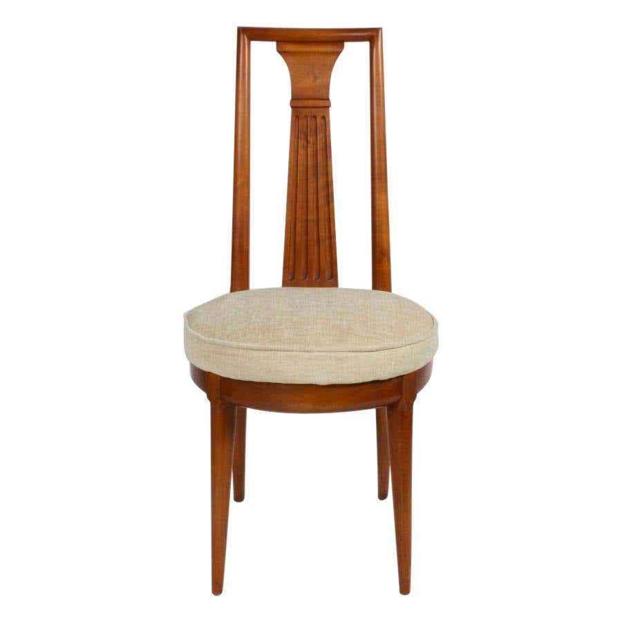Stunning Polished Brass Klismos Chair by DIA at 1stDibs
