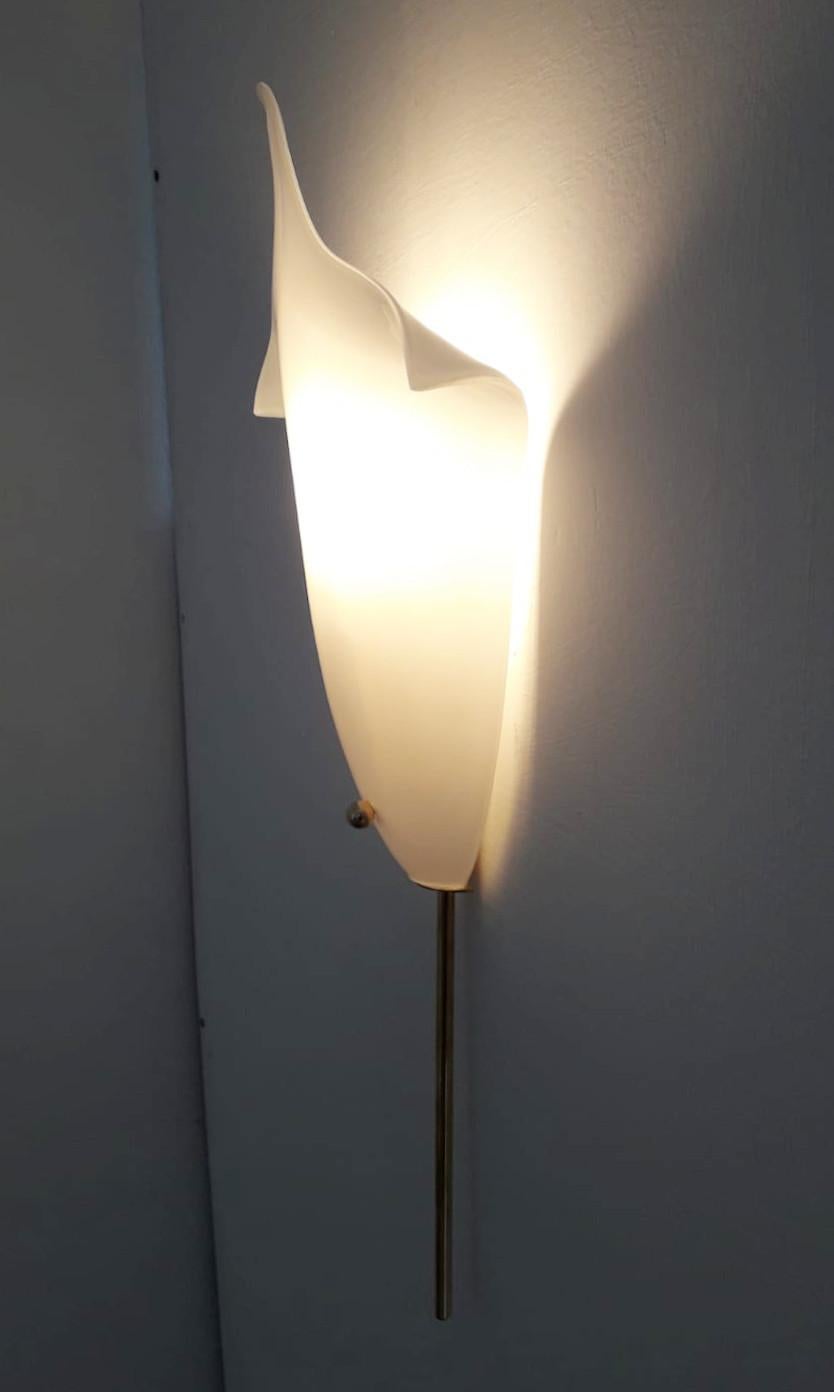 Brass Tulip Sconce by Barovier e Toso