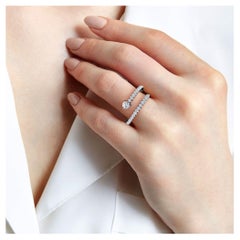 Single-Twist Serpentine in Round Ring By Rupali Adani Fine Jewellery