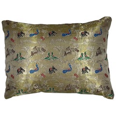 Almohada Textil Bordada Vintage Dos Caras Individual