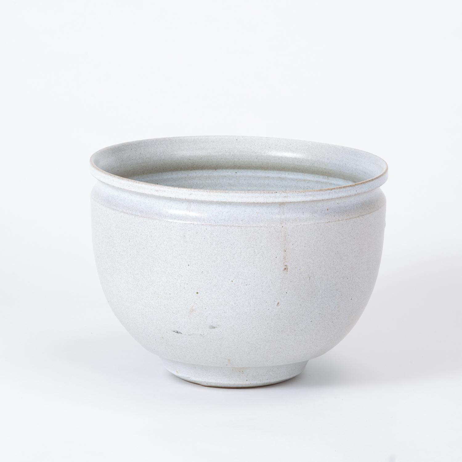 Stoneware Single Unscored Earthgender Bowl Planter by David Cressey & Robert Maxwell