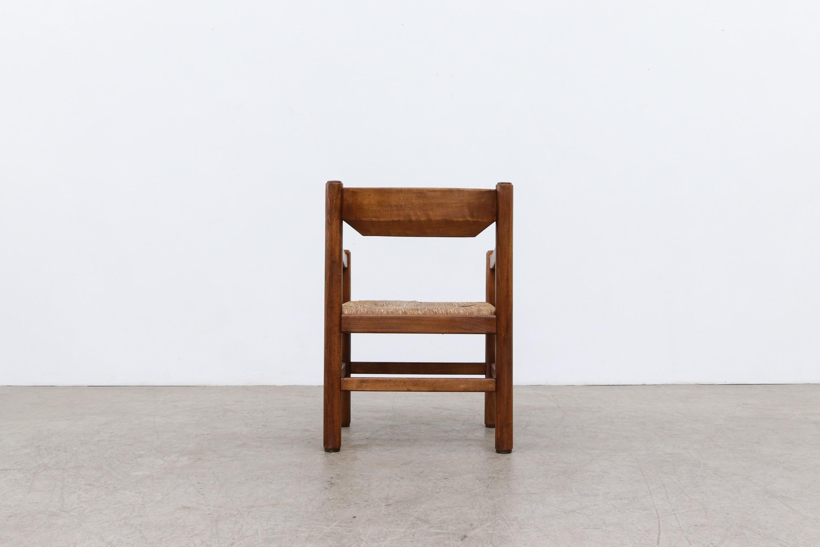 Single Vico Magistretti 'Attr' Rush Arm Chair In Good Condition In Los Angeles, CA