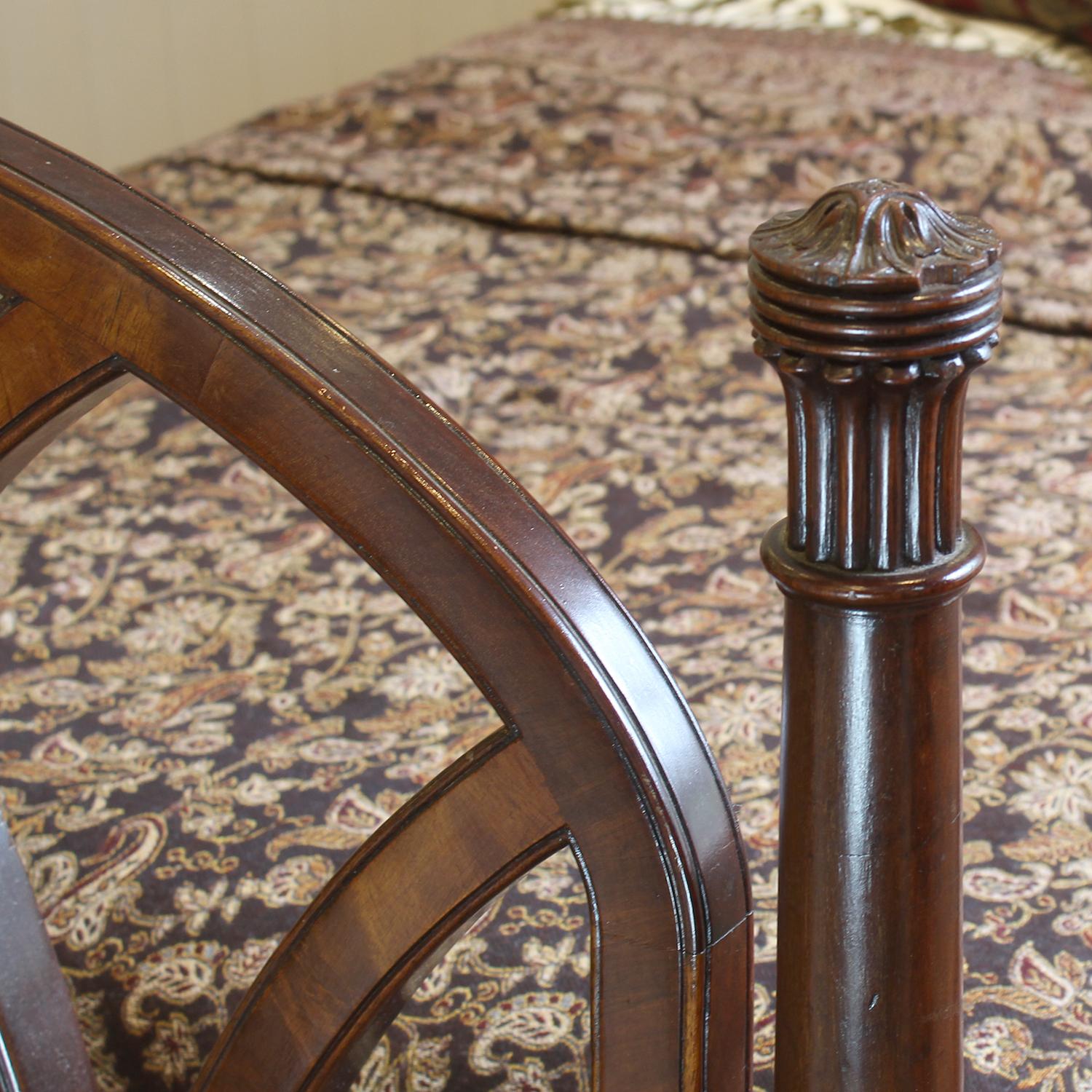 French Single Victorian Gothic Style Bed WS20 For Sale