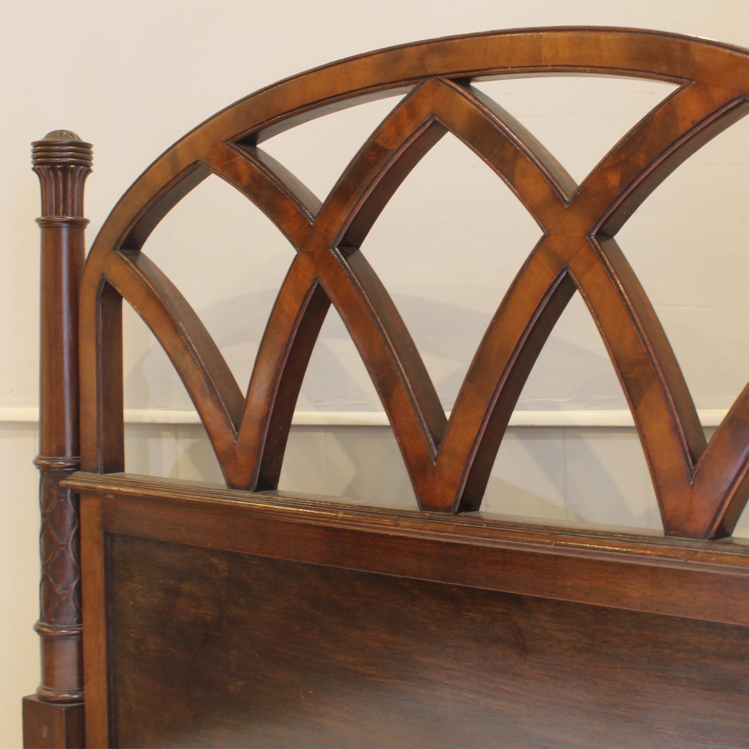 Single Victorian Gothic Style Bed WS20 For Sale 2