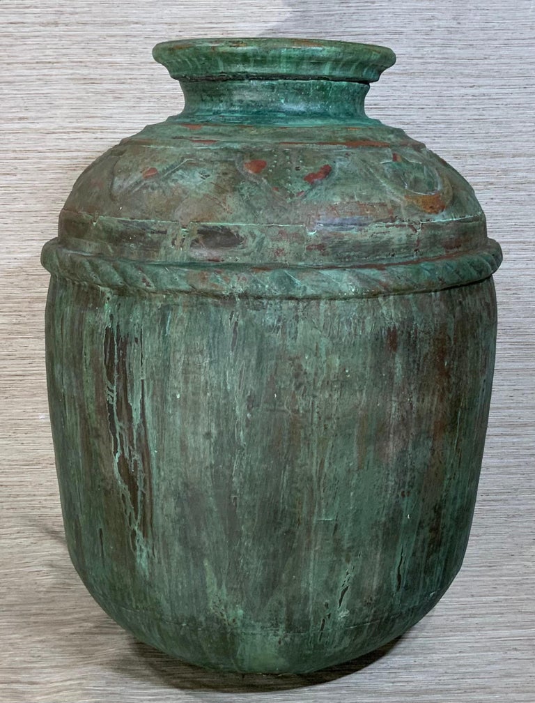 Single Vintage Copper Vase at 1stDibs