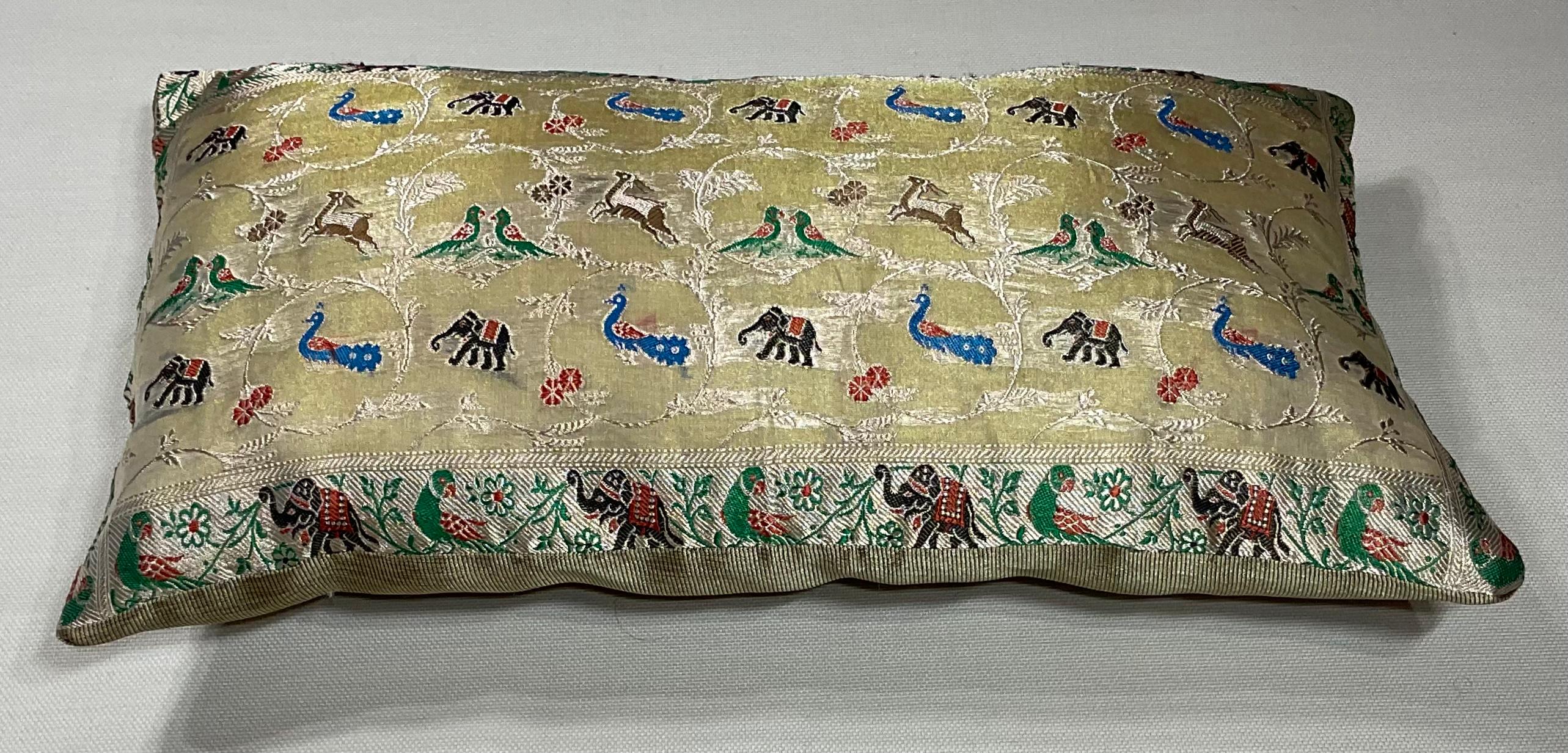 20th Century Single Vintage Embroidery Textile Pillow 