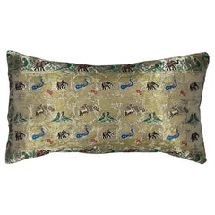 Single Vintage Embroidery Textile Pillow
