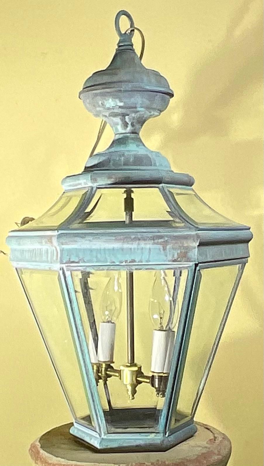 Fait main Lanterne suspendue vintage en laiton massif - 21