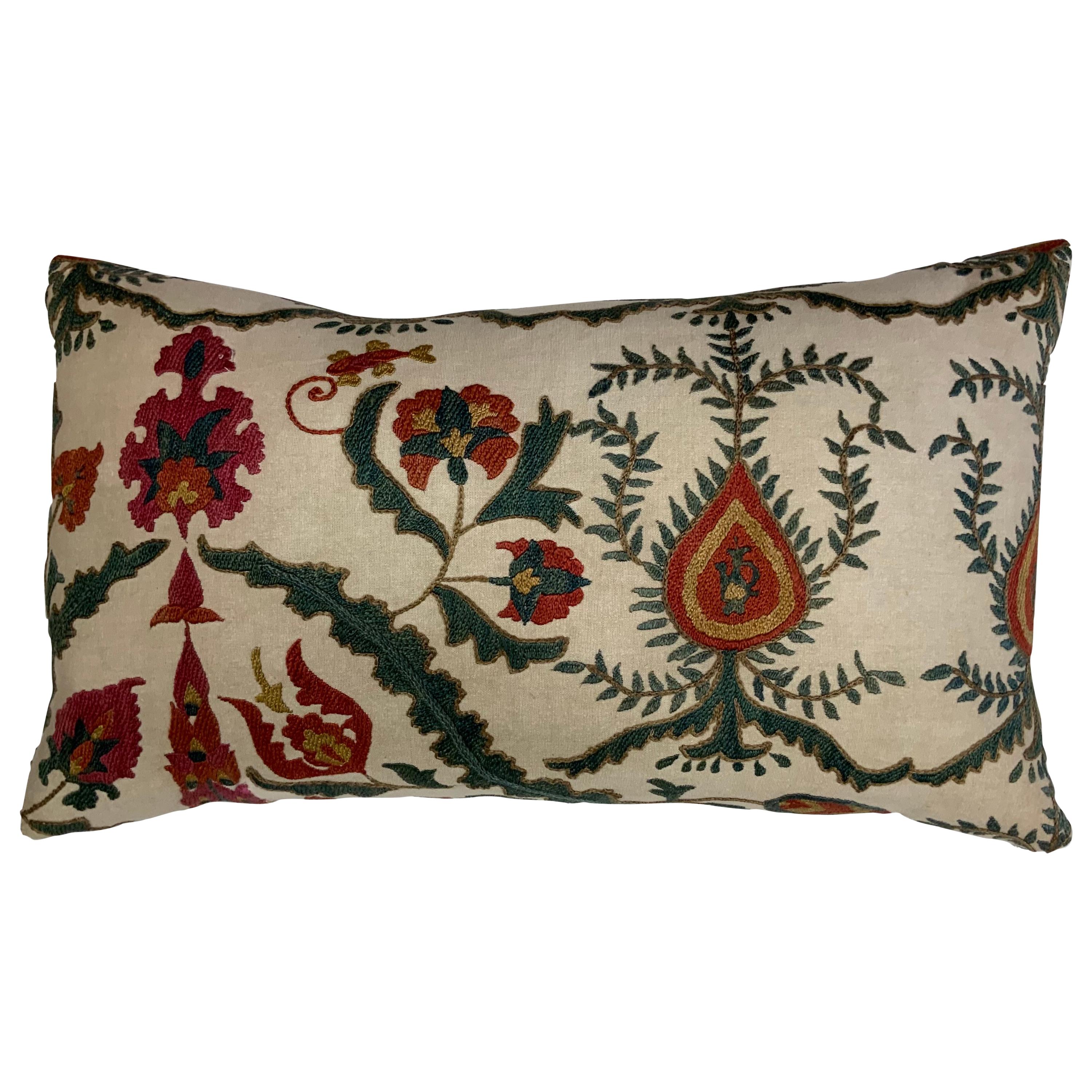 Vintage Handwoven Long Pillow at 1stDibs
