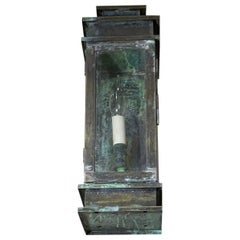 Single Wall Hanging Brass Lantern