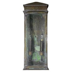 Single Wall Hanging Solid Brass Lantern