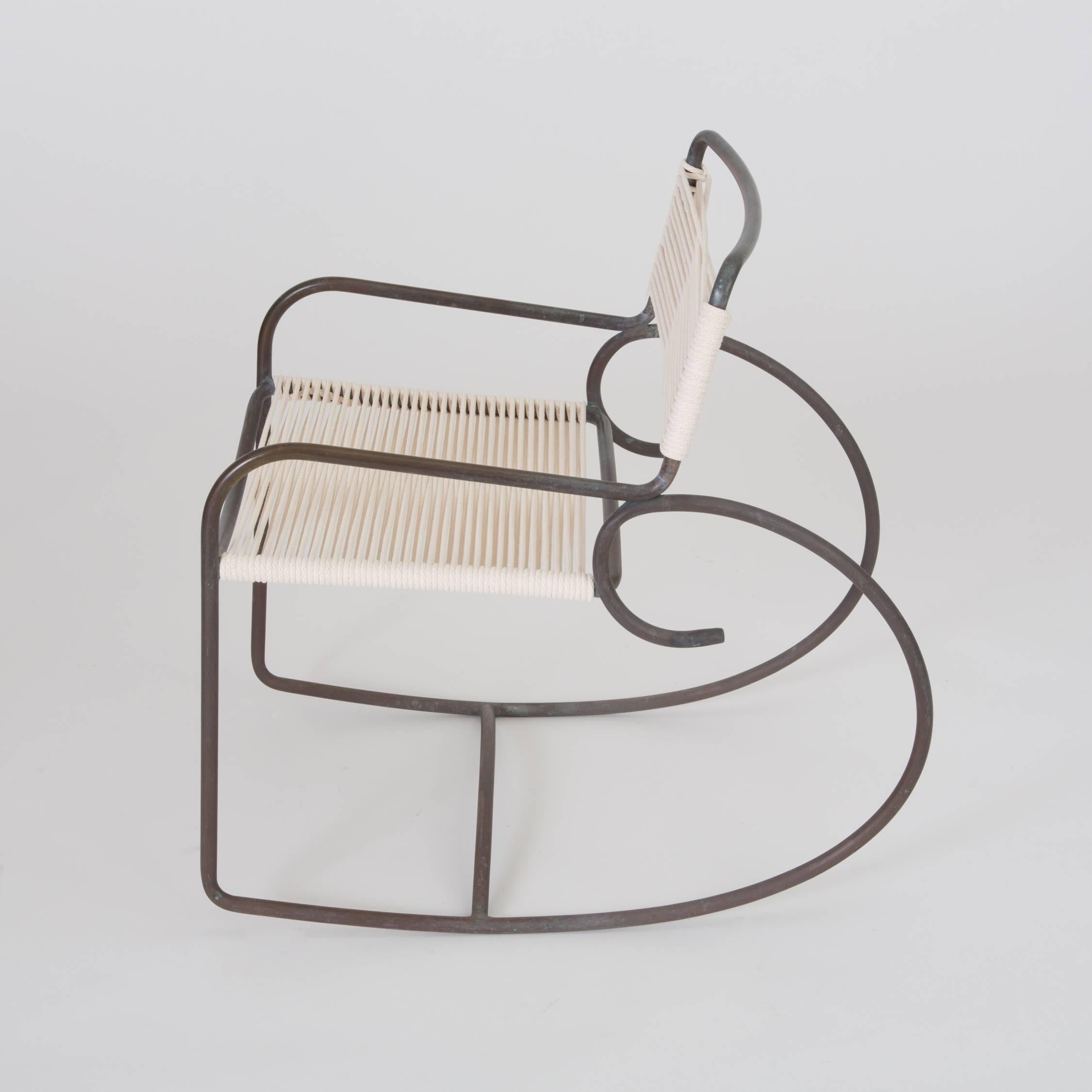 Mid-Century Modern Walter Lamb Rocking Chair for Brown Jordan