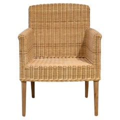 Single Walters Wicker Indoor Arm Chair
