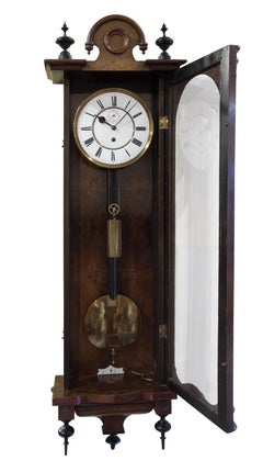 Single Weight Vienna Regulator Time Piece by Lenzkirch, circa 1890
