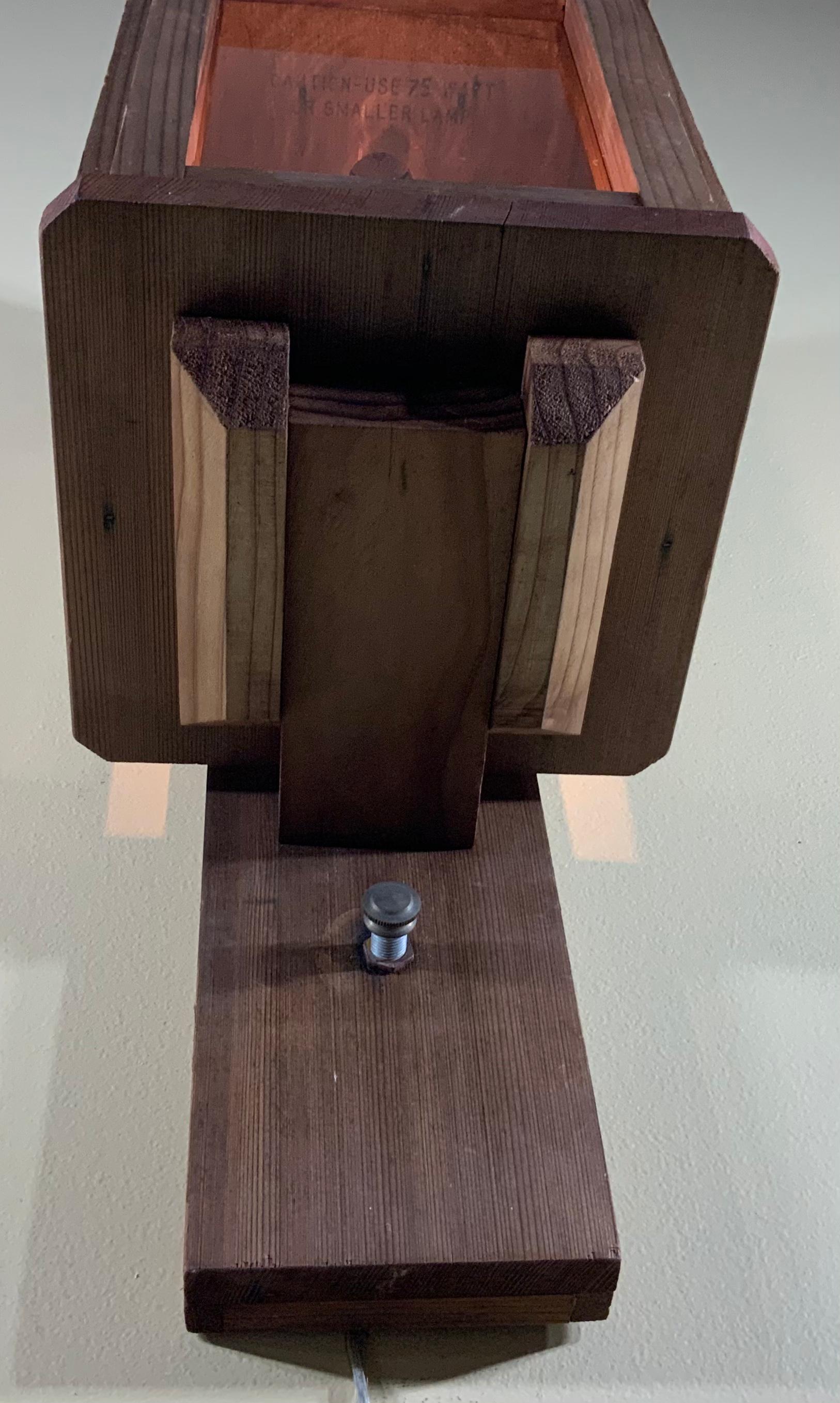 Legno Lanterna da parete singola in Wood in vendita