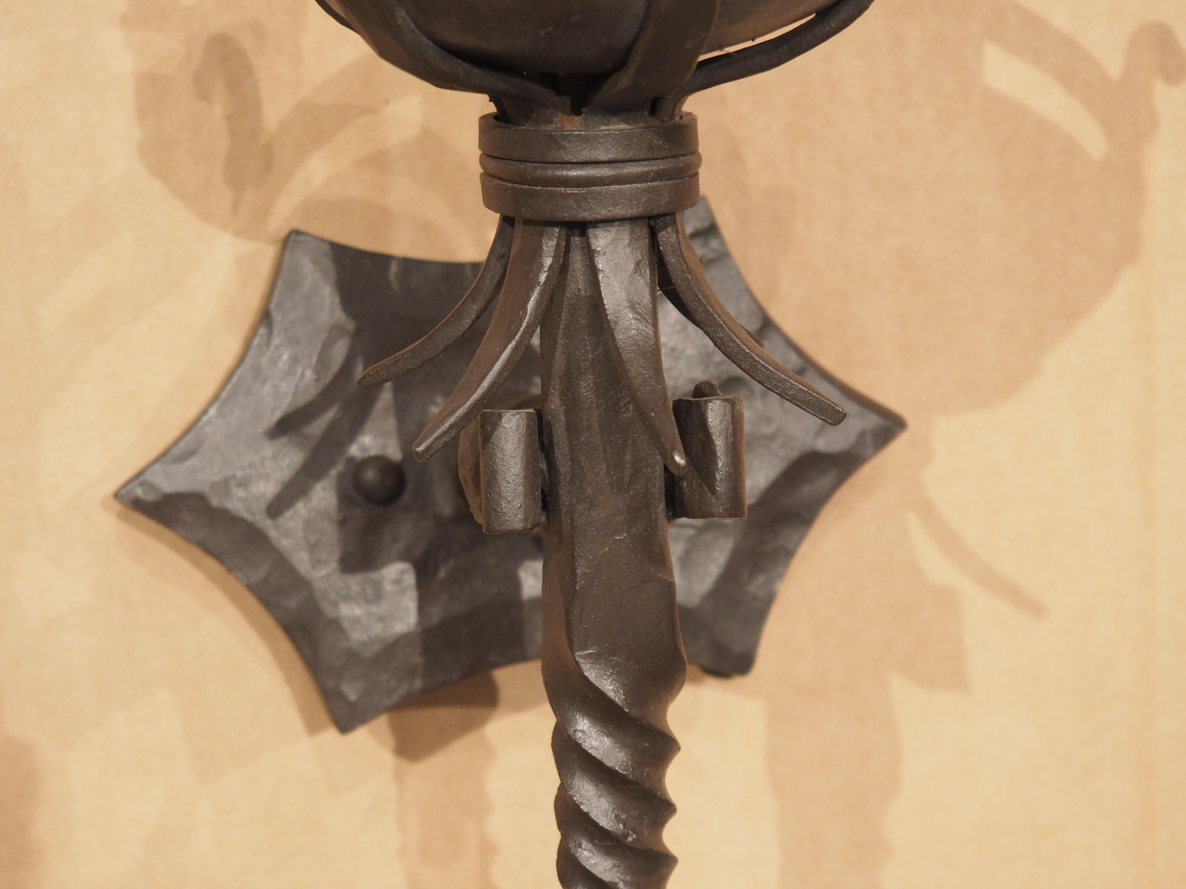 castle torch wall sconce