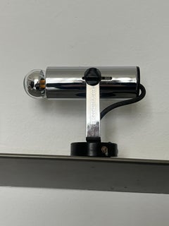 Rare Chrome Italian Spotlight by Targetti Sankey 1970's - Vintage lighting spot