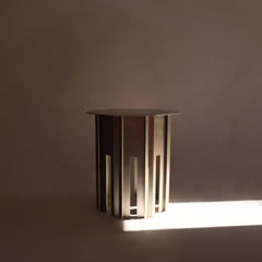 Siniya of Merzouga Aluminium Side Table by Bureau of Entropy