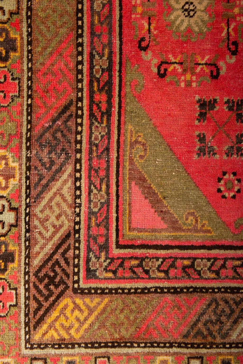 20th Century Sinkiang or Samarkanda Vintage Carpet For Sale