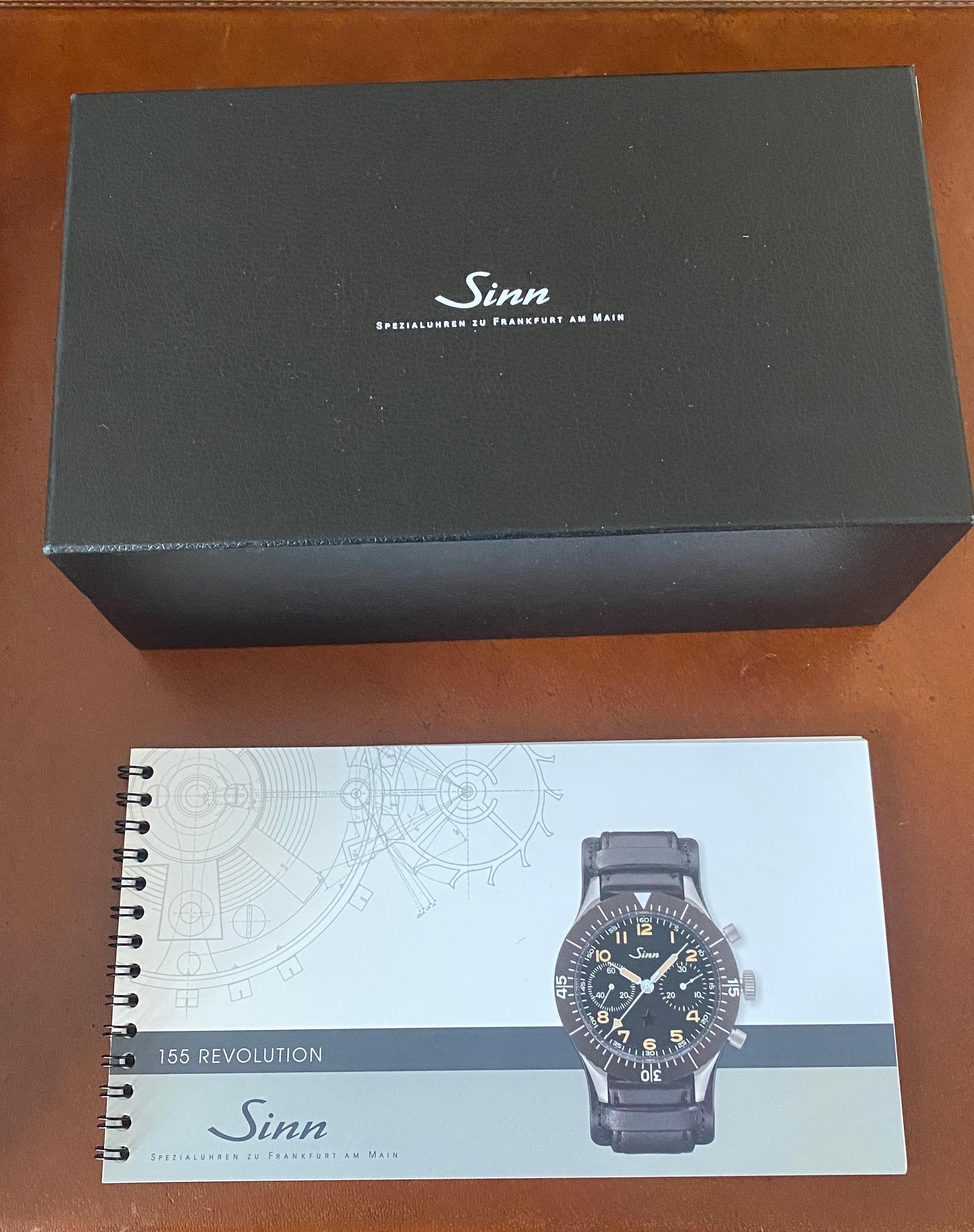 Sinn Stell Limited Edition 155 Revolution Chronograph Wristwatch, Ref. 155.031 2