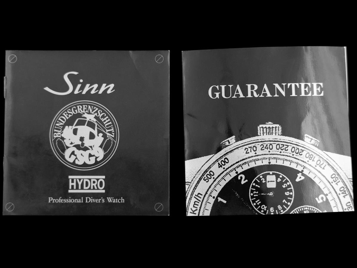 Sinn UX EZM2 Hydro Mens Deep Diver Special Forces SS Watch - Box & Papers en vente 6