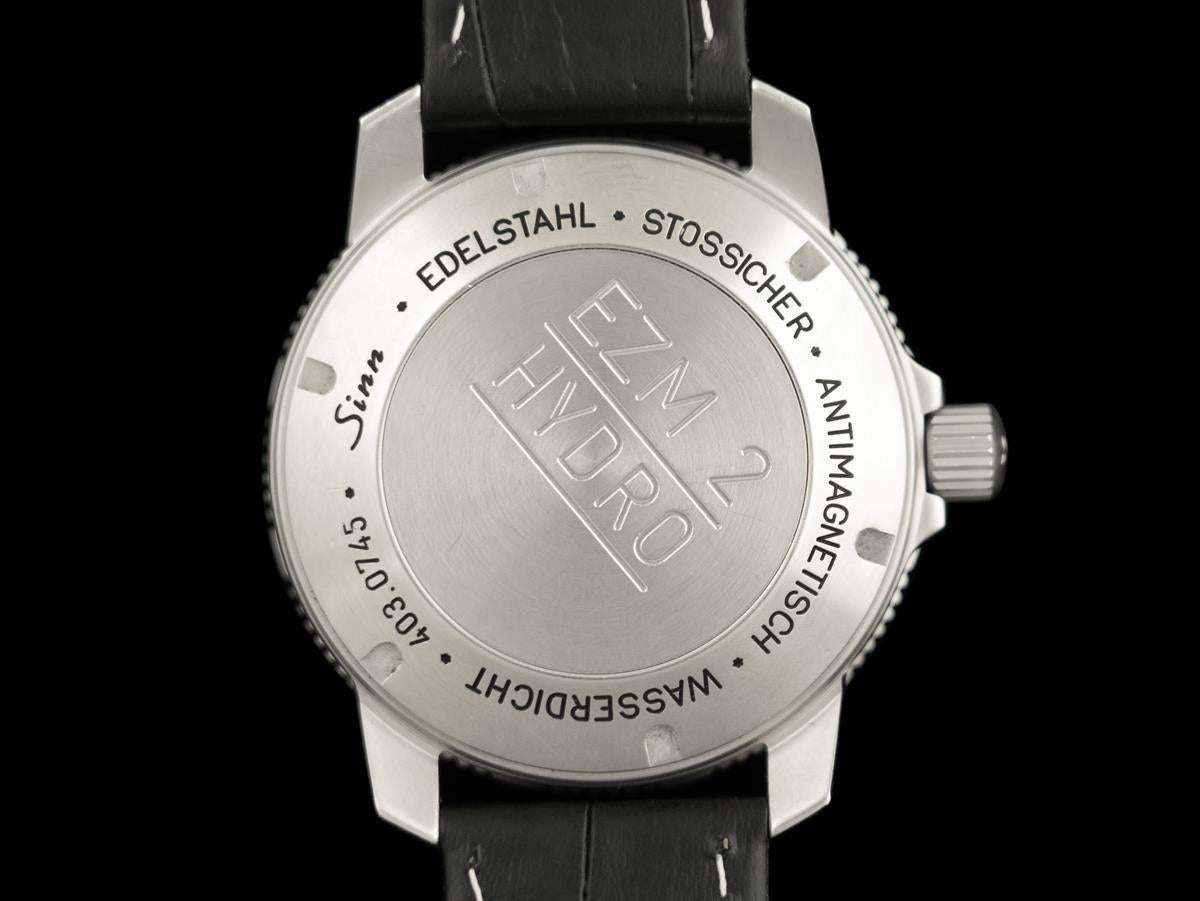 Sinn UX EZM2 Hydro Mens Deep Diver Special Forces SS Watch - Box & Papers en vente 2