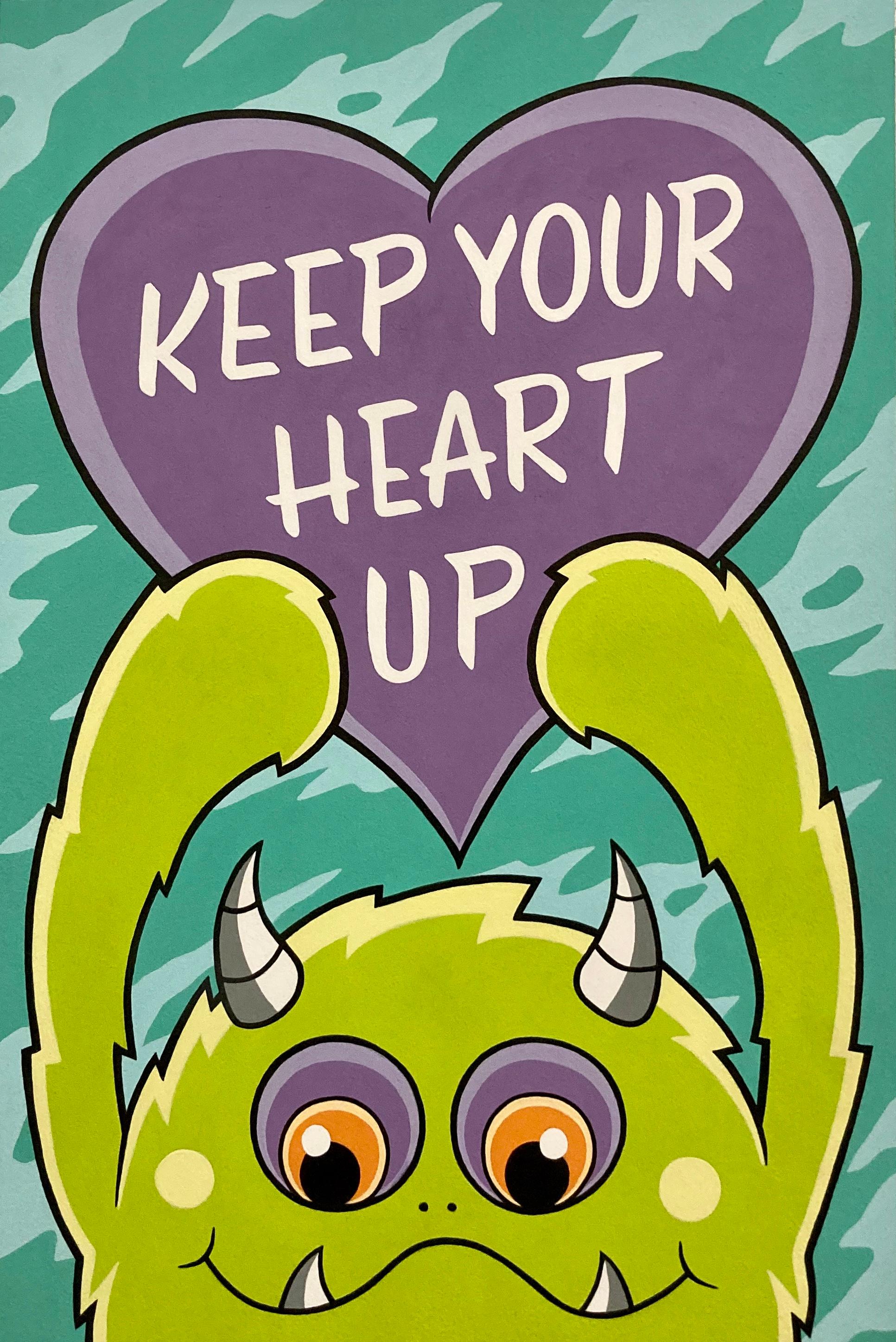 Keep Your Heart Up - Painting by Sinned